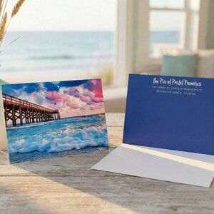 Set of 10 5x7 Frameable Coastal Cards Florida Sunset Photography Satin Finish